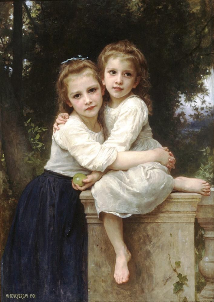 William Bouguereau Two Sisters